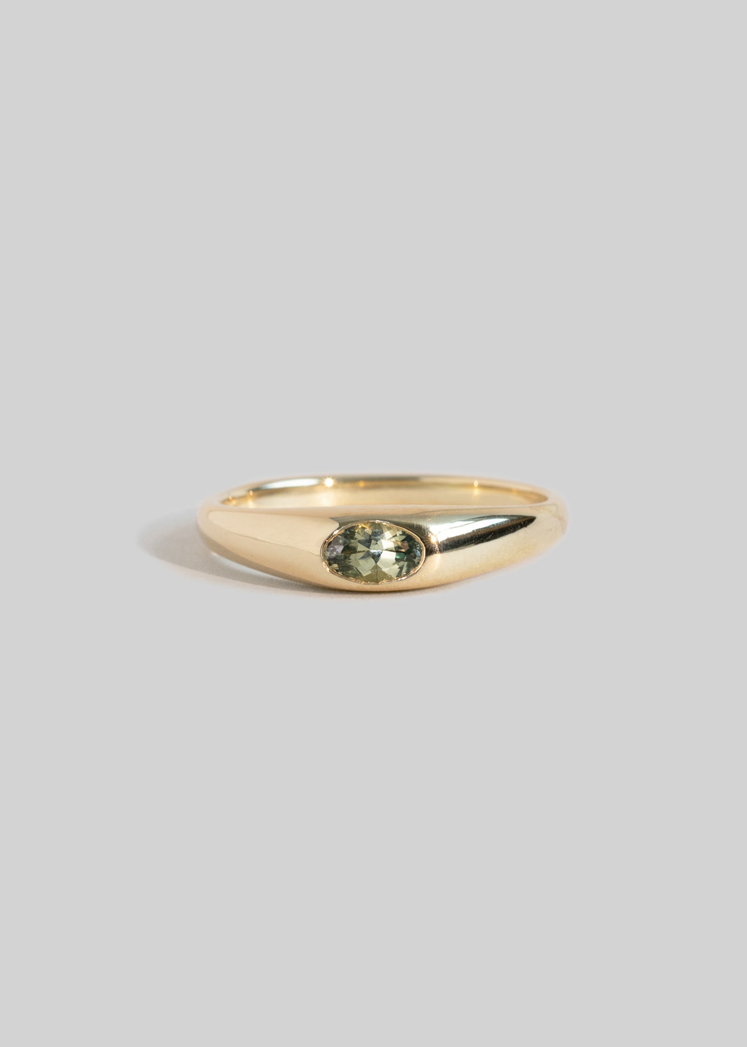 In Stock | Light Teal Sapphire Petite Risa Ring