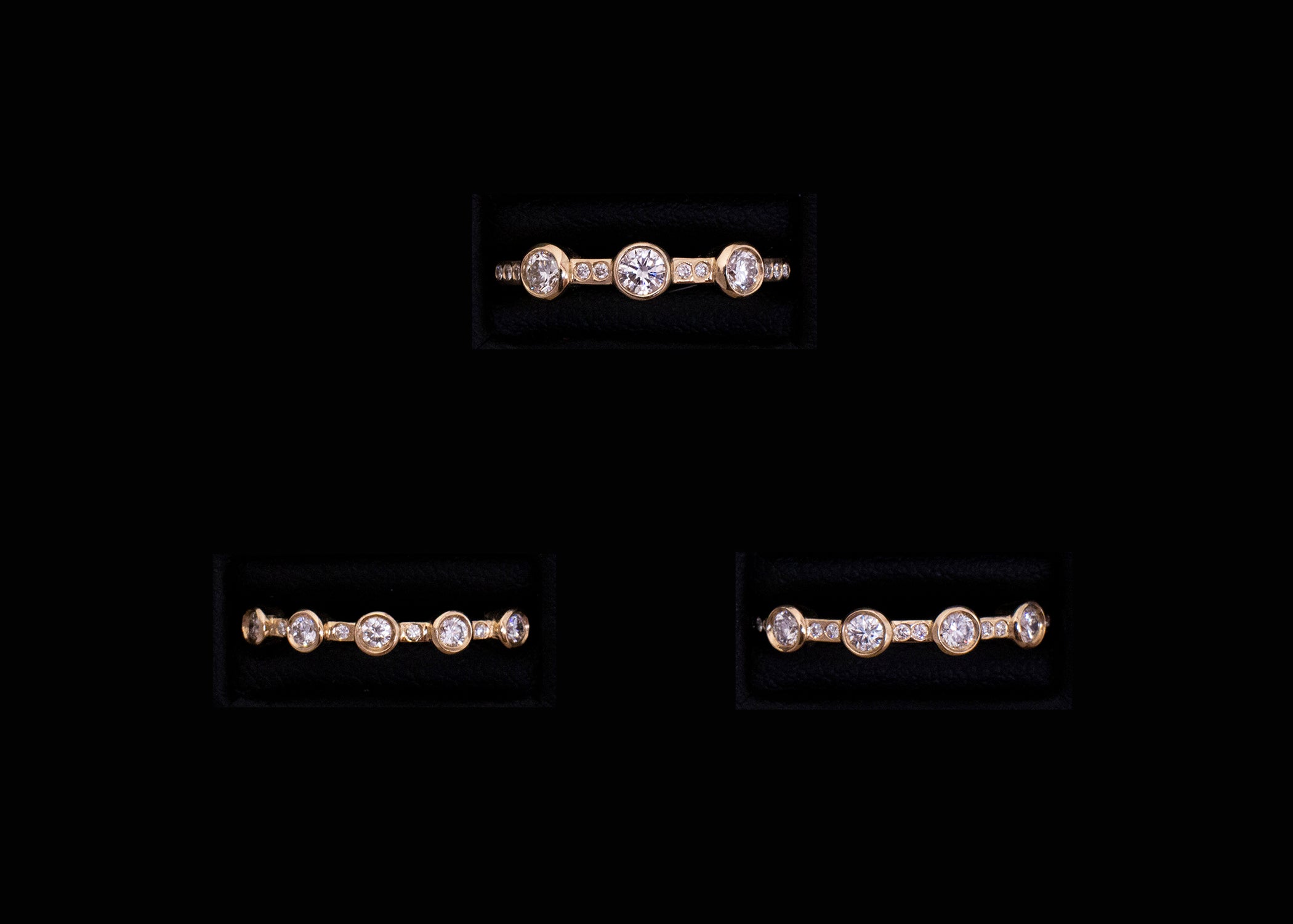 In Stock | 5-Stone White Diamond Theia Ring