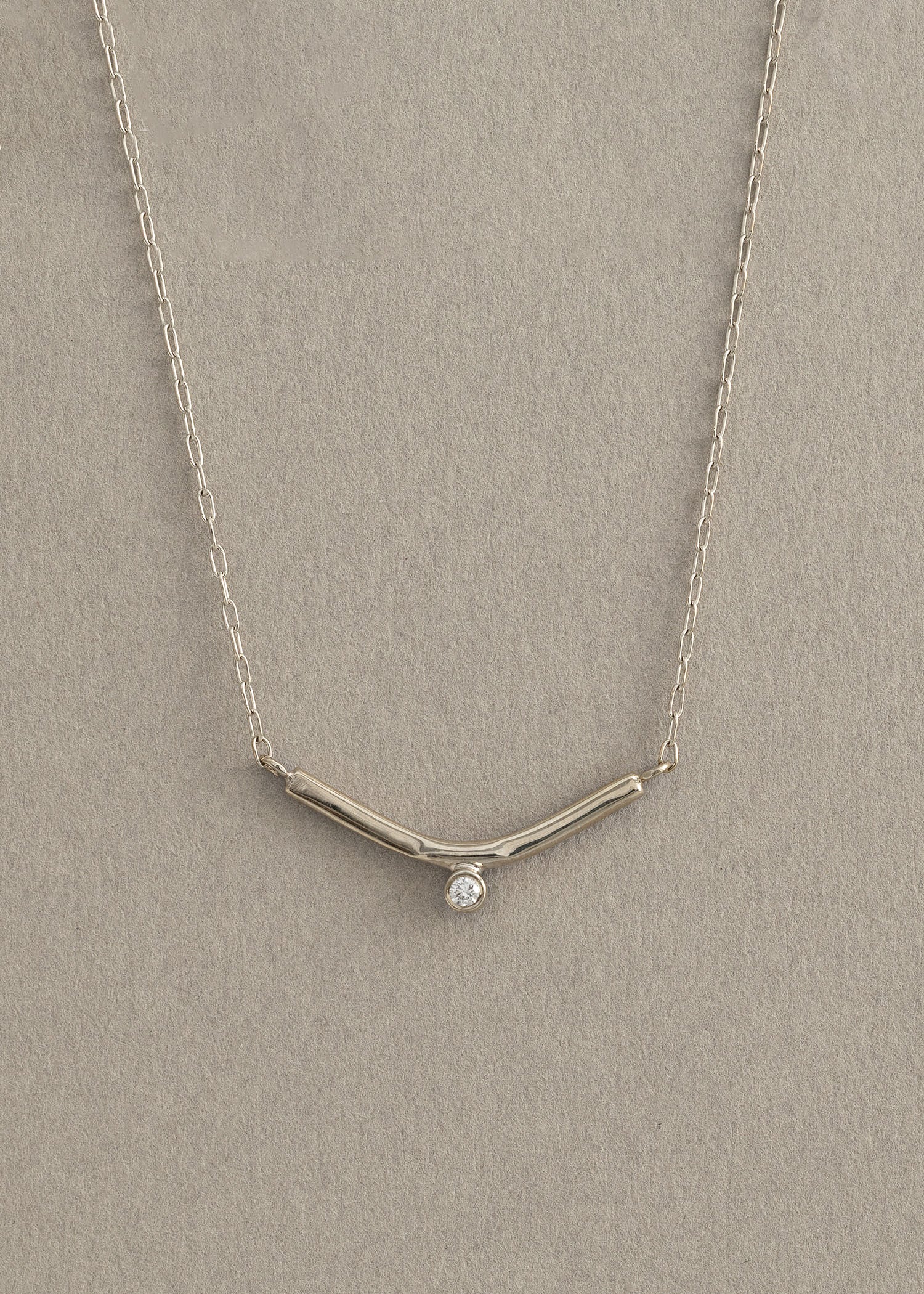 White Diamond Vestra Necklace
